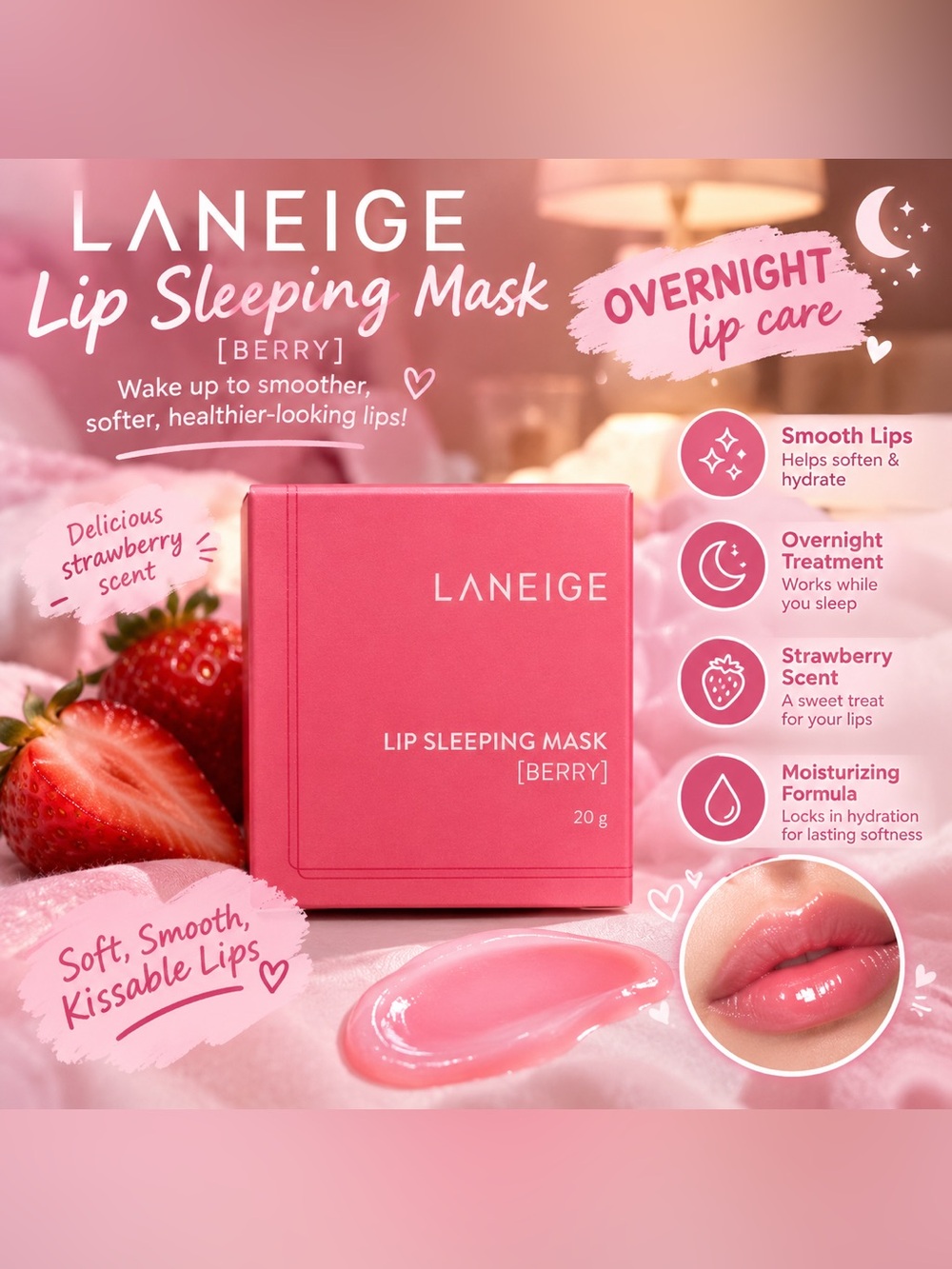 LANEIGE Lip Sleeping Mask - Berry